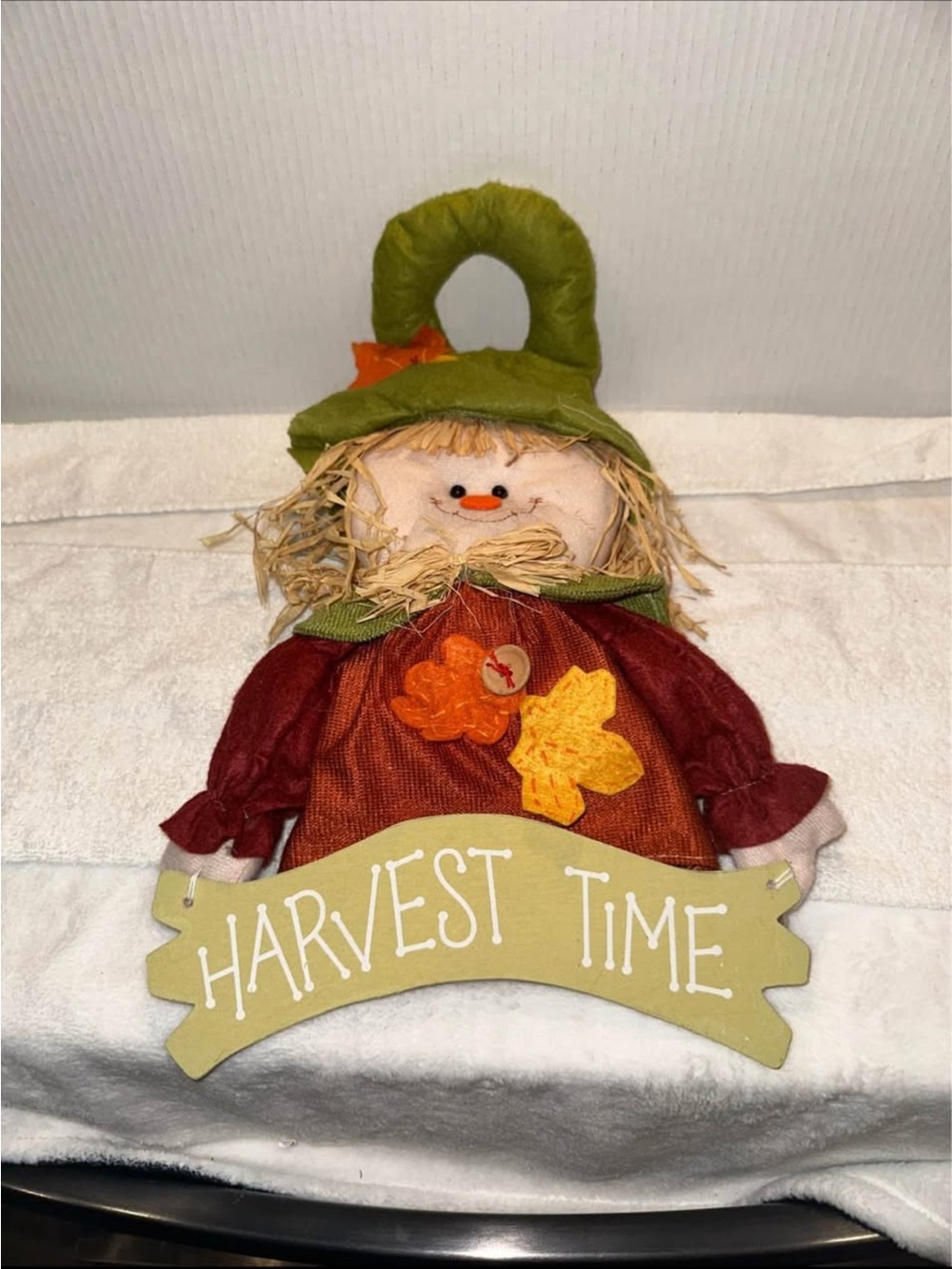Fall Scarecrow Door Hanger